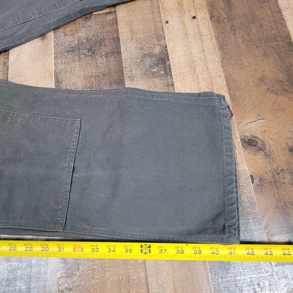 Bear River Workwear Double Knee Carpenter Baggy Loose Gray Pants Mens 40x32 - Picture 10 of 12
